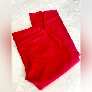 NWOT New Direction Pull On Skinny Red Pants
